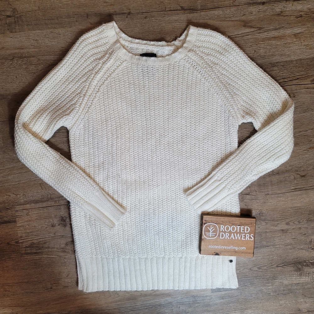 American Eagle Outfitters Cream Sweater